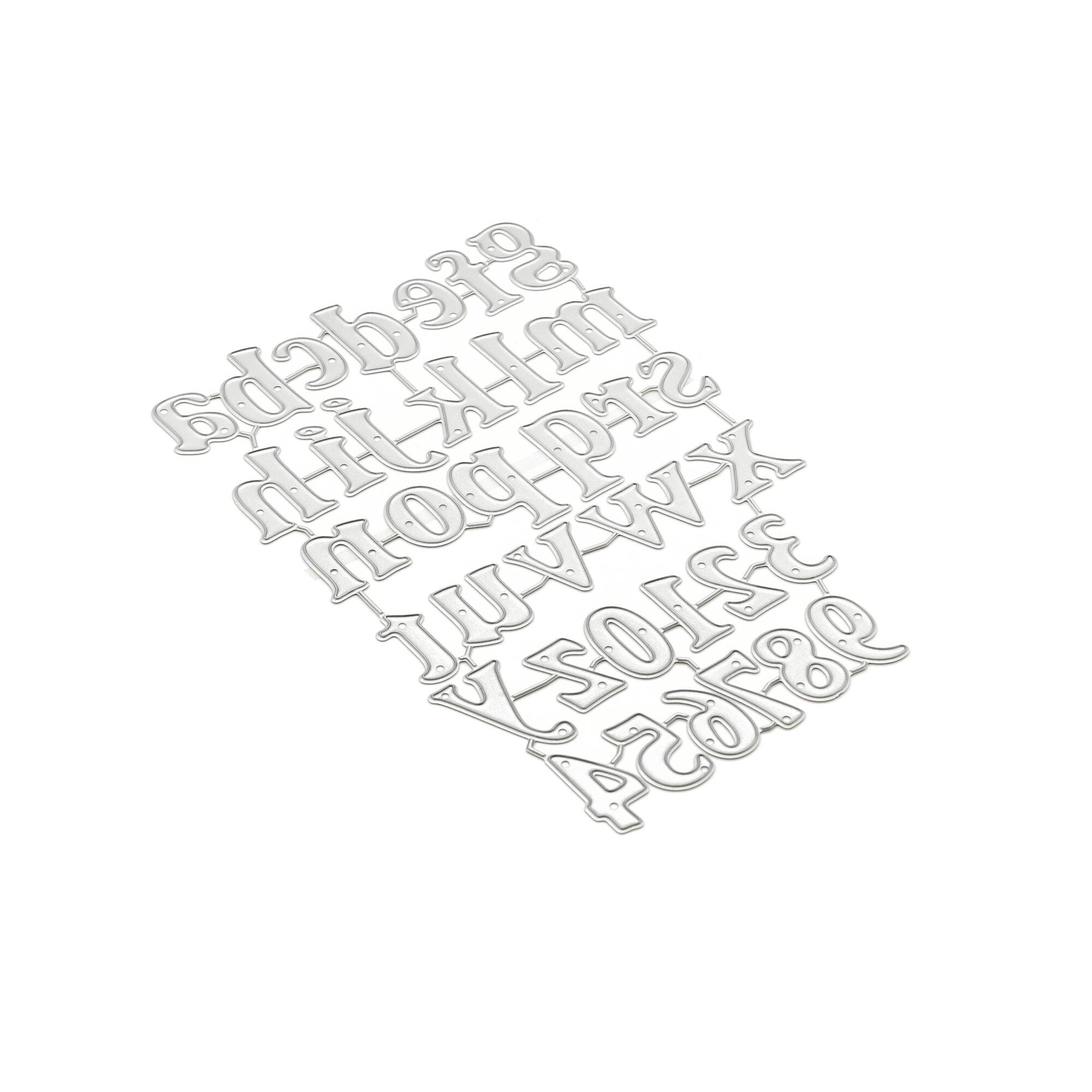 6 Pack: Alphabet & Number Cutting Die by Recollections™